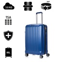 Stredný kufor na kolieskach TSA lock batožina 86 l ABS SwissBags Cosmos 65 cm