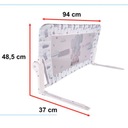 Ochranná zábrana zábrana na posteľ 90cm slnko