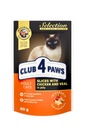 CLUB 4 PAWS - teľacie mäso, kuracie mäso v želé 24x80g