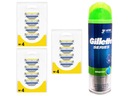 12x VÝMENA NÁPLŇOV PRE GILLETTE MACH3 SNOW + GEL