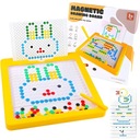 MagPad Montessori magnetická tabuľa pre deti XXL magnetické bloky