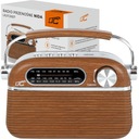 KUCHYNSKÉ RÁDIO BATÉRIOVÉ PRENOSNÉ BLUETOOTH USB FM ŠTÝLOVÉ RETRO VINTAGE