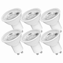 6x HALOGEN GU10 LED žiarovka 4,5W = 50W 6500K OSRAM