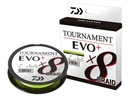 TURNAJ DAIWA BRIDGE X8 BRAID EVO+135m 0,10-