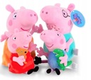 peppa prasiatko pepa celá rodina plyšáci maskoti