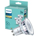 3x GU10 LED žiarovka 4,6W = 50W 355lm 2700K Teplá 36° PHILIPS