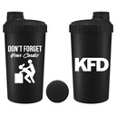 KFD Shaker PRO Nezabudnite si cardio black 700 ml