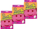 SCRUB MOMMY PINK - MULTIFUNKČNÁ ČISTIACA HUBKA 3 kusy