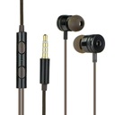 Stereo box MI headset/slúchadlá kovové čierne (3,5 mm jack)