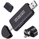 SD MicroSD TF USB USB-C ČÍTAČKA KARIET MICRO-USB OTG