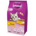 WHISKAS suché krmivo pre mačky s kuracím mäsom 14 kg