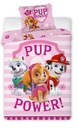 DETSKÉ POSTELIENKY 160x200 PAW PATROL Tlapková patrola psy ružová obloha