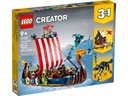 LEGO Creator 3v1 31132 Vikingská loď a stredný had