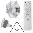 Set s DIAĽKOVÝM, dáždnikom 84 + 50W + statív 200 cm