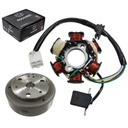 Lapač iskier STATOR s magnetom KPL 6 cievok moped