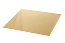 Mosadzný plech, mosadz, formát 100x100x4,0mm | plech 4mm - 10x10cm