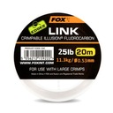 Fluorocarbon For Carp Leaders Fox Link Illusion 0,53 mm 25 lb 11,3 kg 20 m