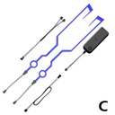 Svetlo na motocyklovú prilbu LED pásik EL Cold Light