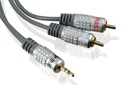 Kábel AUX mini Jack 2 x RCA RCA d STEREO HQ 10m