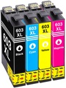 4x ATRAMENT 603 XL PRE EPSON WorkForce WF-2840 WF-2845