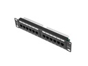 PATCH PANEL 12 1U 10 KAT.6 BLACK LANBERG