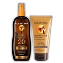 KOLASTYNA URÝCHĽOVAČ OPAĽOVANIA 150ml + opaľovací olej SPF20 150ml