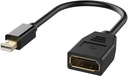 Adaptér Mini DisplayPort DP na DisplayPort M/F