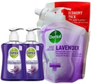 DETTOL LEVANDUĽA tekuté mydlo 2x250ml + ZAPAS 500ml