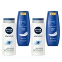 Nivea SET Sprchový gél 2x Sensitive 500 ml + 2x Creme Care 500 ml