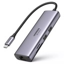 Multifunkčný HUB UGREEN 7v1 USB Typ C - 2x USB 3.