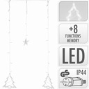 Christmas Tree Curtain Stars 138 LED svetiel IP44