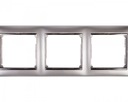 VALENA 3-násobný hliníkový/strieborný rám 770353