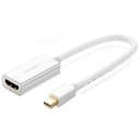 Adaptér Mini DisplayPort (Thunderbolt 2.0) na HDMI UGREEN 4K 25 cm biely