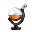 Whisky set KARAFA Globe SHIP STAND DARČEK