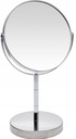 MAKEUP MIRROR, stojace, obojstranné, na líčenie obočia