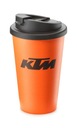 HRNČEK s vrchnákom KTM COFFEE TO GO ORANGE