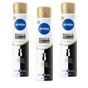 NIVEA Black&White Invisible Silky Smooth Antiperspirant v spreji 3 x 250 ml