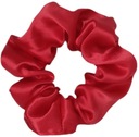 SILK gumička do vlasov - SILK Scrunchie - 100% HODVÁB - červená