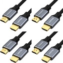 Unitek C140W HDMI 2.1 8K kábel 5m čierny x4