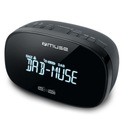 HODINY RÁDIO DAB+ FM PLL RÁDIO sieťová batéria LCD MUSE M-150 CDB