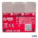 Miniatúrny spínač ATTE xPOE-3-10 3xPoE pasívny