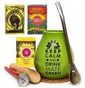 Yerba Mate Starter Set 3x50g teplomer matero bombilla