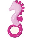 NUK Teether Universal Seahorse Pink