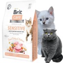 BRIT CARE CAT SENSITIVE SUCHÉ KRMIVO PRE MAČKY 2 kg Bezobilná morka s lososom