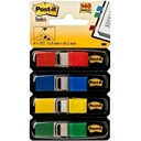 ÚZKÉ POST-IT TABTY 12 X 43 MM 683-4 4 FARBY, 35 KS.