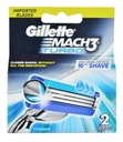 Náboje do žiletiek Gillette Mach 3 Turbo 2 ks