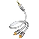 KÁBEL MINI JACK - 2RCA IN-AKUSTIK PREMIUM MP3 3m