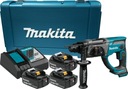 MAKITA DHR202RTE3 príklepová vŕtačka 18V 3x5,0Ah SDS+