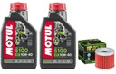 Olej MOTUL 2L + Olejový filter HYOSUNG GA 125 Cruise