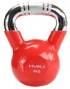 Liatinový kettlebell s vrúbkovanou rukoväťou KTC06 6kg